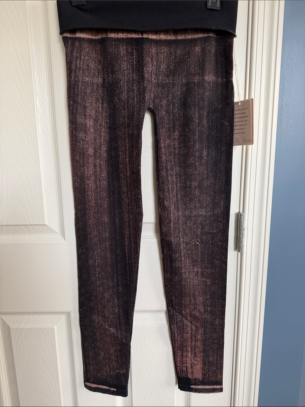 M. Rena Black-Bronze Women’s Stretch Jeggings